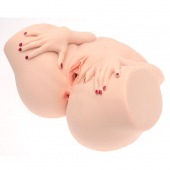 Телесный мастурбатор-полуторс Barbie - Naked Factory - в Йошкар-Оле купить с доставкой