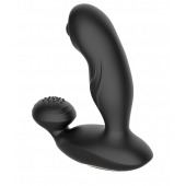 Черный вибромассажер простаты с вращающимся шариком - Secwell - в Йошкар-Оле купить с доставкой