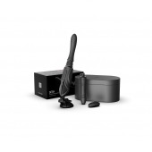 Черная секс-машина с функцией нагрева, насадками и присоской Sesh - Zalo - купить с доставкой в Йошкар-Оле