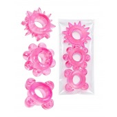 Комплект из 3 розовых эрекционных колец - Erowoman-Eroman - в Йошкар-Оле купить с доставкой