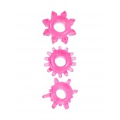 Комплект из трех розовых эрекционных колец - Erowoman-Eroman - в Йошкар-Оле купить с доставкой