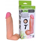 Фаллическая насадка Харнесс UNICOCK 7  - 19 см. - LOVETOY (А-Полимер) - купить с доставкой в Йошкар-Оле