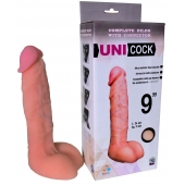 Фаллическая насадка Харнесс UNICOCK 9  - 24 см. - LOVETOY (А-Полимер) - купить с доставкой в Йошкар-Оле