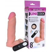 Фаллическая насадка Харнесс UNICOCK 8  с вибрацией - 20 см. - LOVETOY (А-Полимер) - купить с доставкой в Йошкар-Оле