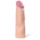 Реалистичная насадка с ярко выраженной головкой - 16,5 см. - A-toys - в Йошкар-Оле купить с доставкой