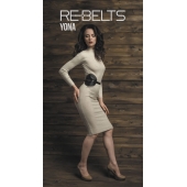 Пояс с клёпками Yona Black - Rebelts - купить с доставкой в Йошкар-Оле