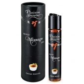 Массажное масло с ароматом крем брюле Huile de Massage Gourmande Creme Brulée - 59 мл. - Plaisir Secret - купить с доставкой в Йошкар-Оле