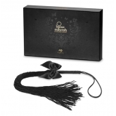 Чёрная плётка Lilly Whip Bijoux - Bijoux Indiscrets - купить с доставкой в Йошкар-Оле