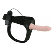 Женский страпон с вибрацией Ultra - 15,5 см. - Baile - купить с доставкой в Йошкар-Оле