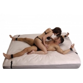 Бондаж для фиксации на кровати Frisky Bedroom Restraint Kit - XR Brands - купить с доставкой в Йошкар-Оле
