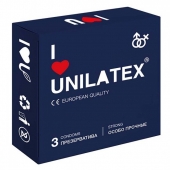 Ультрапрочные презервативы Unilatex Extra Strong - 3 шт. - Unilatex - купить с доставкой в Йошкар-Оле
