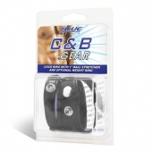 Утяжка для мошонки и пениса Cock Ring With 1  Ball Stretcher And Optional Weight Ring - BlueLine - купить с доставкой в Йошкар-Оле