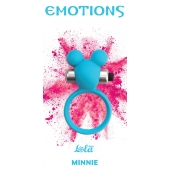 Голубое эрекционное виброколечко Emotions Minnie Breeze - Lola Games - в Йошкар-Оле купить с доставкой