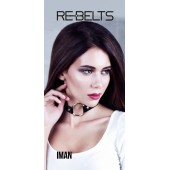 Чёрный чокер-кляп Iman Black - Rebelts - купить с доставкой в Йошкар-Оле