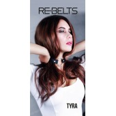Чёрный кожаный чокер-кляп Tyra Black - Rebelts - купить с доставкой в Йошкар-Оле