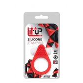 Красное эрекционное кольцо LIT-UP SILICONE STIMU RING 1 RED - Dream Toys - в Йошкар-Оле купить с доставкой