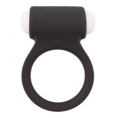 Чёрное эрекционное виброкольцо LIT-UP SILICONE STIMU RING 3 BLACK - Dream Toys - в Йошкар-Оле купить с доставкой