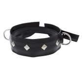 Полиуретановый ошейник с пуклями и D-кольцами Collar with Studs - Blush Novelties - купить с доставкой в Йошкар-Оле