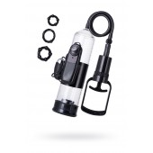 Вакуумная помпа A-toys с вибропулей и эрекционными кольцами - A-toys - в Йошкар-Оле купить с доставкой