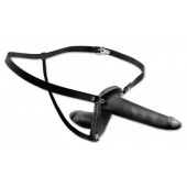 Женский страпон с вагинальной пробкой Double Penetrix Strap-on - 15 см. - Pipedream - купить с доставкой в Йошкар-Оле