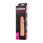 Телесная насадка-удлинитель Extension sleeve - 17 см. - Sitabella - в Йошкар-Оле купить с доставкой