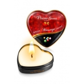 Массажная свеча с ароматом бубль-гума Bougie Massage Candle - 35 мл. - Plaisir Secret - купить с доставкой в Йошкар-Оле