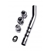 Металлический анальный душ с тремя насадками - ToyFa - купить с доставкой в Йошкар-Оле