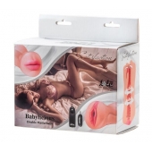 Двусторонний мастурбатор с вибропулей Satisfaction Babylicious - Lola Games - в Йошкар-Оле купить с доставкой