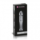 Ребристый фаллоимитатор для электростимуляции Funky Fella Rill Dildo - 13 см. - MyStim - купить с доставкой в Йошкар-Оле