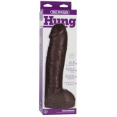 Большая насадка для трусиков Vac-U-Lock Realistic Hung - 31,7 см. - Doc Johnson - купить с доставкой в Йошкар-Оле