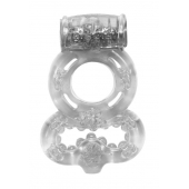 Прозрачное эрекционное кольцо Rings Treadle с подхватом - Lola Games - в Йошкар-Оле купить с доставкой