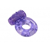 Фиолетовое эрекционное кольцо с вибрацией Rings Axle-pin - Lola Games - в Йошкар-Оле купить с доставкой