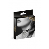 Черный чокер с двумя кольцами - Bijoux Pour Toi - купить с доставкой в Йошкар-Оле