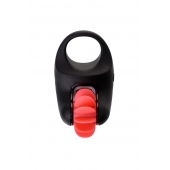 Чёрно-красное эрекционное виброкольцо Erotist - Erotist Adult Toys - в Йошкар-Оле купить с доставкой