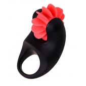 Чёрно-красное эрекционное виброкольцо Erotist - Erotist Adult Toys - в Йошкар-Оле купить с доставкой