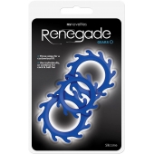 Набор из 3 синих эрекционных колец Renegade Gears - NS Novelties - в Йошкар-Оле купить с доставкой