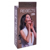 Кляп-трензель Lora с металлическими кольцами - Rebelts - купить с доставкой в Йошкар-Оле