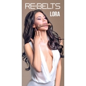 Кляп-трензель Lora с металлическими кольцами - Rebelts - купить с доставкой в Йошкар-Оле