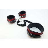 Кожаный БДСМ-набор - БДСМ Арсенал - купить с доставкой в Йошкар-Оле