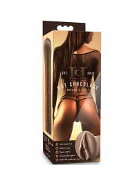 Коричневый мастубратор-вагина Nicole s Kitty - Blush Novelties - в Йошкар-Оле купить с доставкой