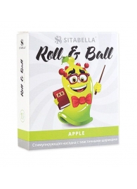 Стимулирующий презерватив-насадка Roll   Ball Apple - Sitabella - купить с доставкой в Йошкар-Оле