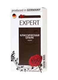 Гладкие презервативы Expert  Классическая опера  - 12 шт. - Expert - купить с доставкой в Йошкар-Оле