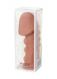 Насадка на фаллос с пузыриками, венками и ребристостью KOKOS Extreme Sleeve 09 - 12,7 см. - KOKOS - в Йошкар-Оле купить с доставкой