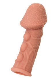 Насадка на фаллос с пузыриками, венками и ребристостью KOKOS Extreme Sleeve 09 - 12,7 см. - KOKOS - в Йошкар-Оле купить с доставкой