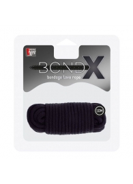 Черная веревка для связывания BONDX LOVE ROPE - 10 м. - Dream Toys - купить с доставкой в Йошкар-Оле