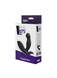 Черный вибромассажер простаты PROSTATE HERO - Dream Toys - в Йошкар-Оле купить с доставкой