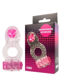 Прозрачное эрекционное кольцо Erowoman-Eroman - Erowoman-Eroman - в Йошкар-Оле купить с доставкой