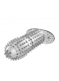 Закрытая прозрачная насадка Crystal sleeve - 12 см. - Erowoman-Eroman - в Йошкар-Оле купить с доставкой