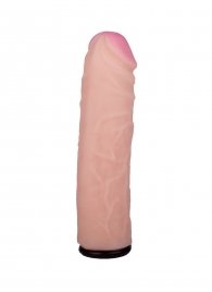 Черный пояс-трусики с насадкой  Гламур Dana  - 15,5 см. - LOVETOY (А-Полимер) - купить с доставкой в Йошкар-Оле