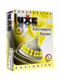 Презерватив LUXE  Exclusive  Кричащий банан  - 1 шт. - Luxe - купить с доставкой в Йошкар-Оле